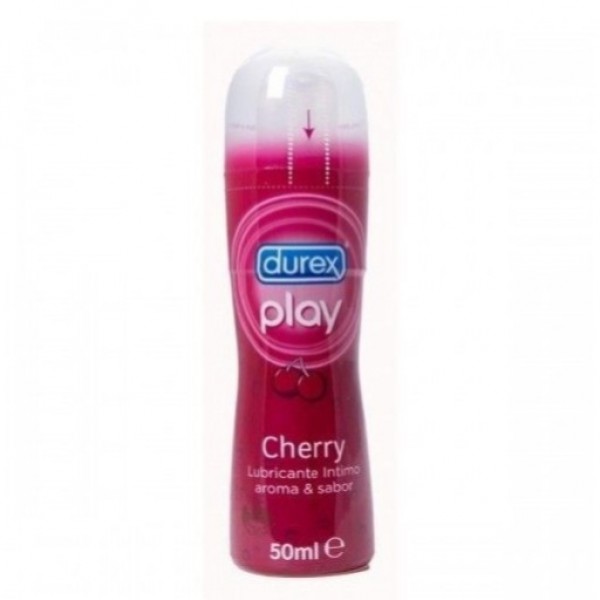 Durex Play Lubricante Cherry 50 ml Sensación Suave y Aroma Dulce