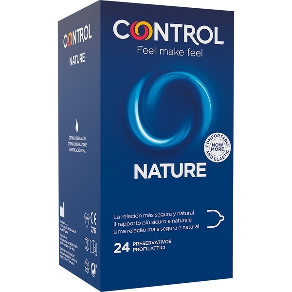Control Preservativos Adapta Nature 24 Unidades Sensación Natural y Ajuste Cómodo
