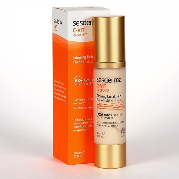 Sesderma C-Vit Radiance fluido luminoso 50ml - Piel apagada, luminosidad y vitamina C