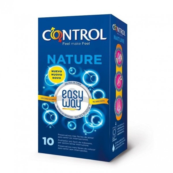 Control Preservativos Nature Easyway 10 Unidades Colocación Fácil y Sensación Natural