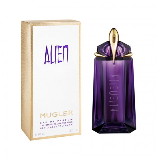 Thierry Mugler Alien - Perfume floral blanco jazmín ambarado intenso elegante para mujer 90ml