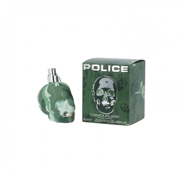 Police to be camouflage - Eau de toilette fresco aromático verde amaderado deportivo para hombre 40ml