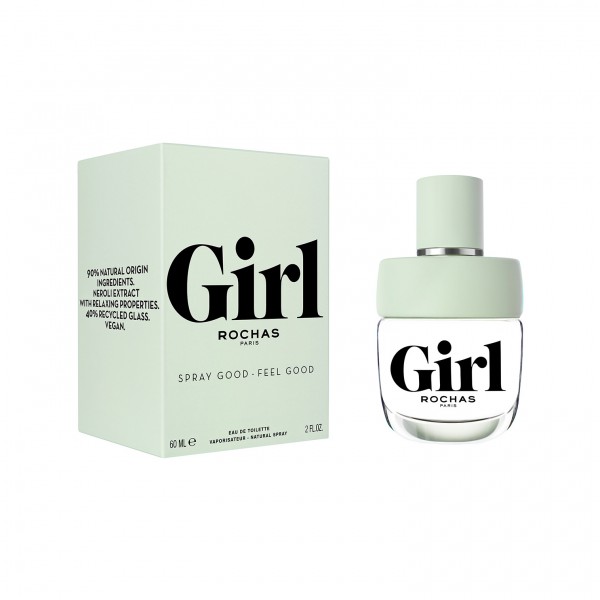 Rochas girl perfume cítrico floral vainilla limpio natural moderno para mujer 60ml