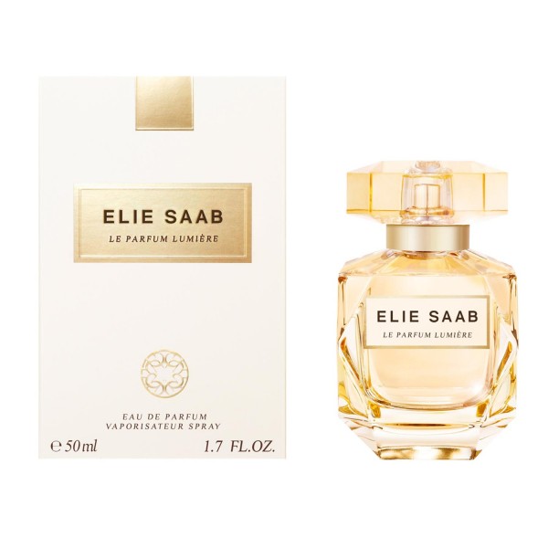 Elie saab le parfum lumiere perfume floral luminoso azahar jazmin ambar elegante para mujer 50ml