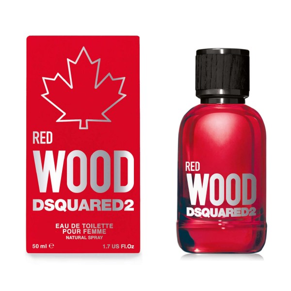 Dsquared2 Red Wood colonia para mujer - Arándano, rosa y madera de cedro EDT 50ml