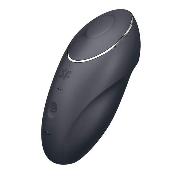 Satisfyer Tap Climax Vibrador Gris - Estimulación Suave y Precisa