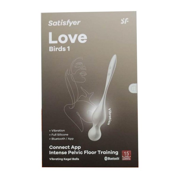 Satisfyer Love Birds Entrenador Suelo Pélvico Beige - Fortalecimiento y Control