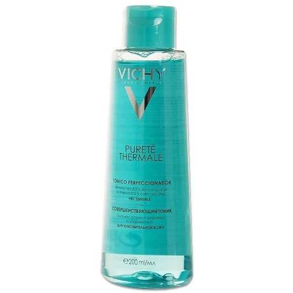 Vichy Pureté Thermale tónico perfeccionador piel sensible 200ml - Frescor, confort y limpieza facial