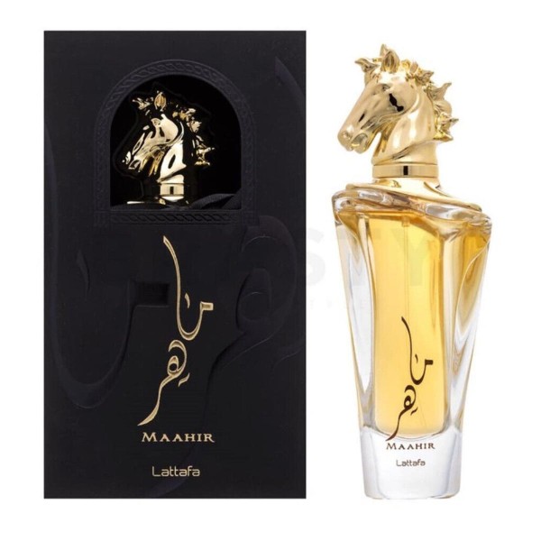 Lattafa maahir - Perfume frutal vainilla floral elegante mujer 100 ml