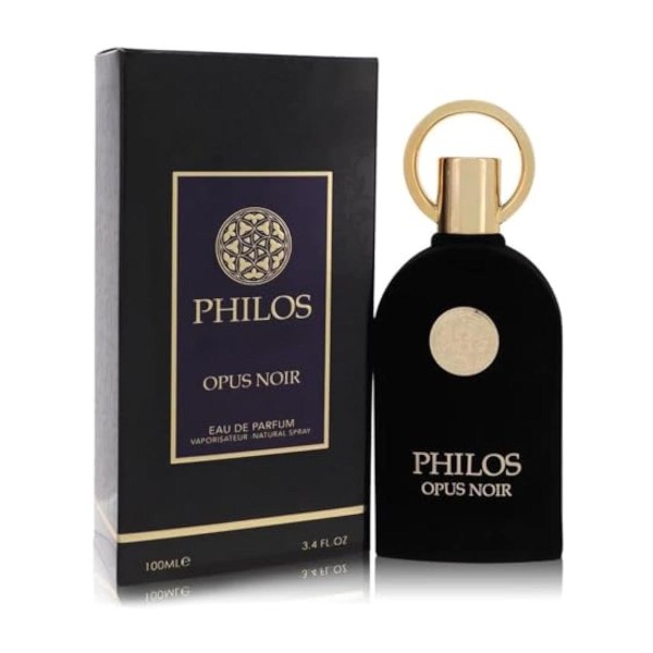 Maison alhambra philos opus noir perfume cuero vainilla intenso elegante unisex 100 ml