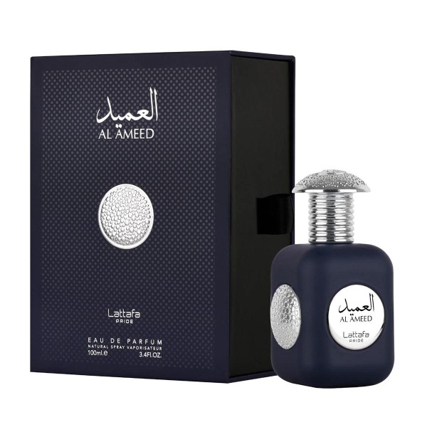 Lattafa al ameed - Perfume piña cuero especiado elegante hombre 100 ml