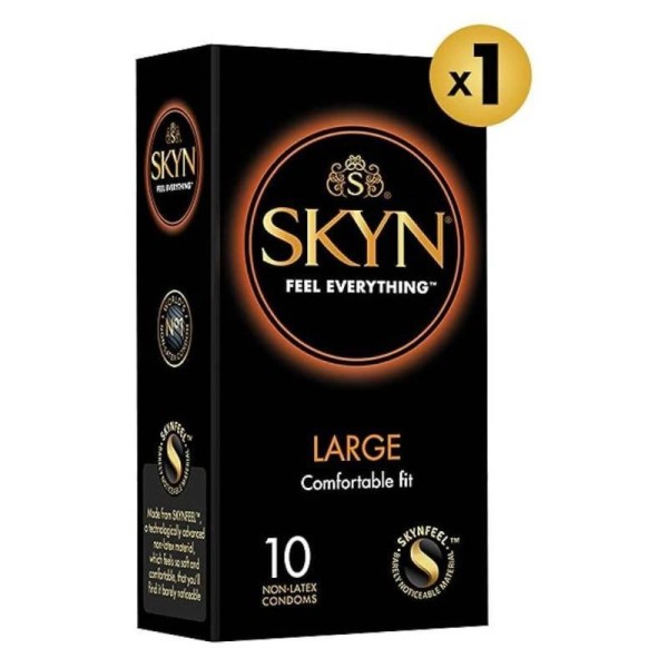 Manix SKYN King Size 10 preservativos sin látex - Mayor comodidad y ajuste amplio