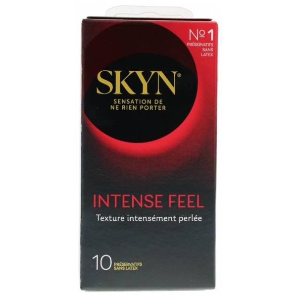 SKYN Profiláctico Elite Intense Film Estrías 10 Unidades - Preservativos sin látex ultrafinos