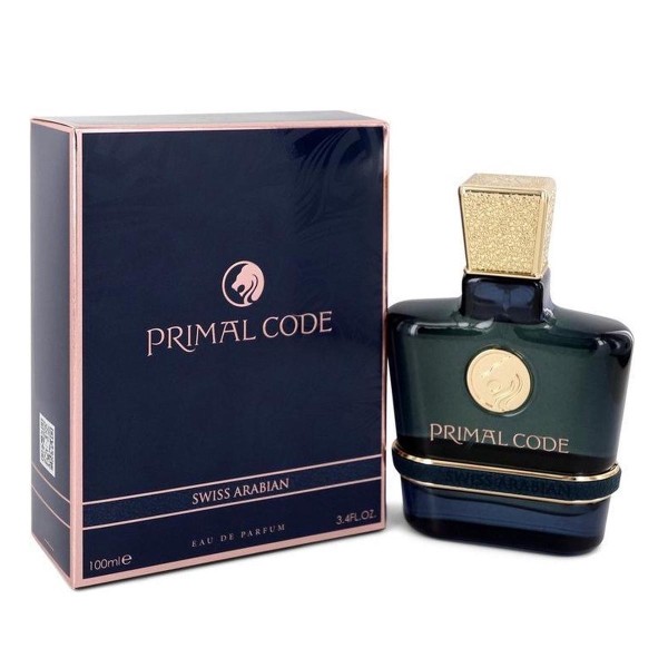 Swiss Arabian Primal Code perfume para hombre - Menta, vainilla y amberwood EDP 100ml