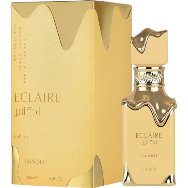 Lattafa Eclair Banoffi edp - Perfume dulce mujer vainilla plátano y caramelo 100 ml