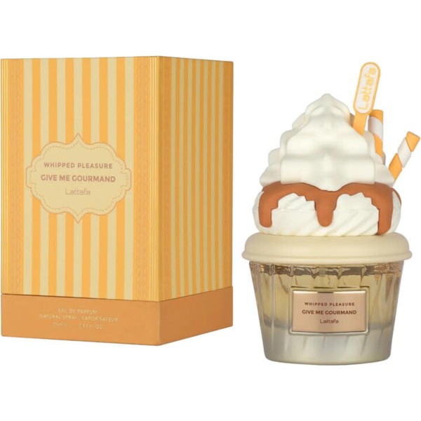 Lattafa Whipped Pleasure caramelo vainilla dulce gourmand cremoso mujer 75ml