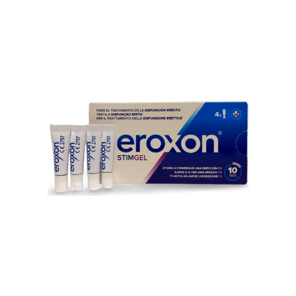 Eroxon StimGel 4 Tubos Monodosis Mejora la Erección y Rendimiento
