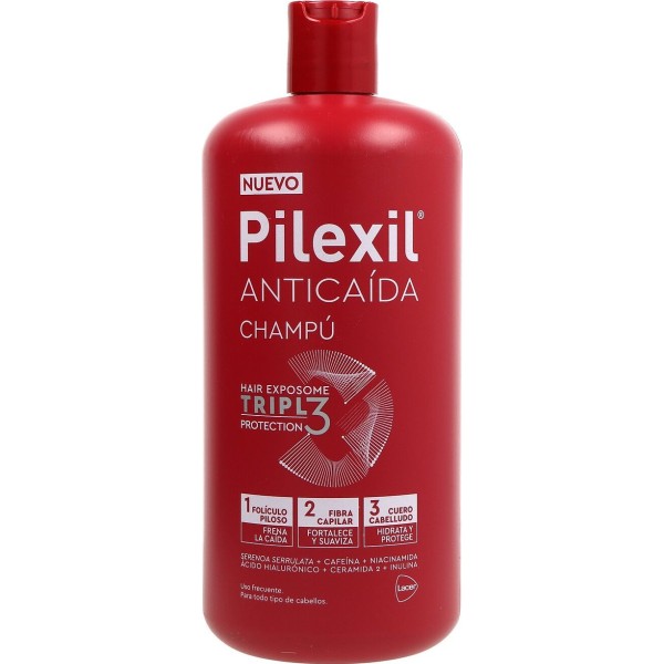 Pilexil champú anticaída 900 ml frena caída y fortalece cabello