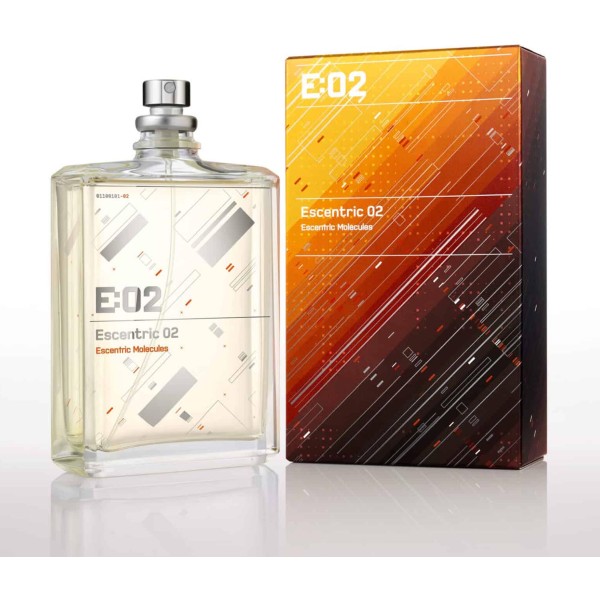 Escentric Molecules Escentric 02 - Ambroxan almizcle limpio ambarado moderno mujer 100ml