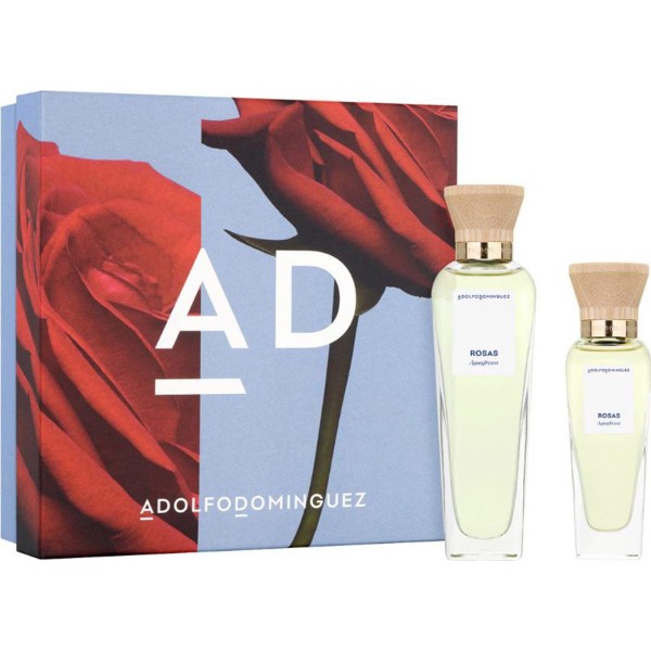 Adolfo dominguez agua fresca de rosas - Colonia mujer rosa almizcle fresca edt 120ml set 60ml