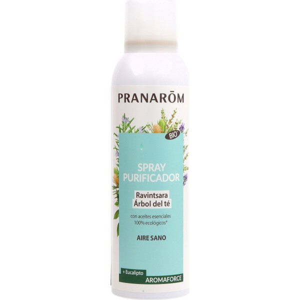 Pranarôm Aromaforce spray purificador Ravintsara y Árbol de Té Bio 150ml - Purificación y frescor ambiental