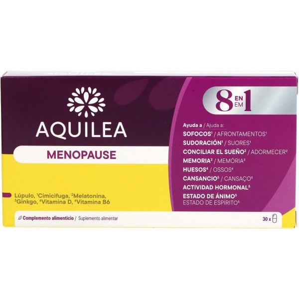 Aquilea Menopause 8 en 1 30 Cápsulas - Sofocos, Menopausia y Bienestar Femenino