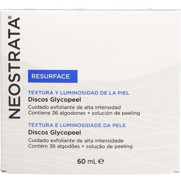 NeoStrata Resurface GlycoPeel 36 Discos + Solución Peeling 60ml - Exfoliación Facial, Luminosidad y Renovación de la Piel