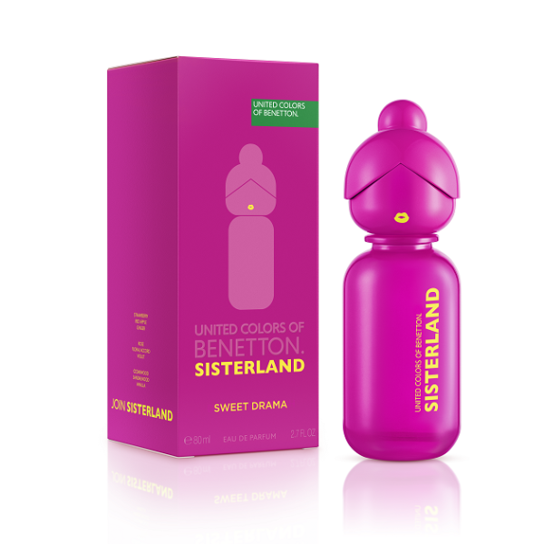 Benetton Sisterland Sweet Drama 80 ml Mujer - Cereza, pera, frutos rojos y praliné