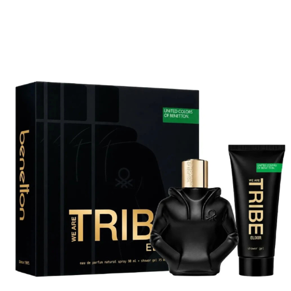 Benetton We Are Tribe Elixir Set 90 ml Hombre - Especiado y amaderado