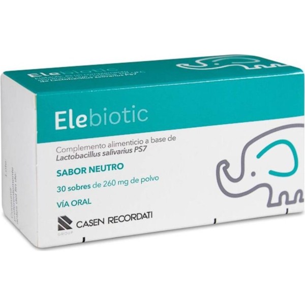 Elebiotic Casen Recordati 30 sobres - Probiótico infantil para la flora oral