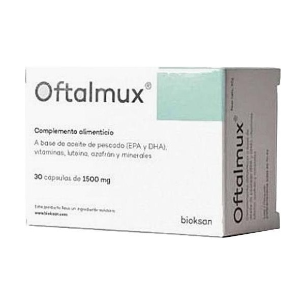 Oftalmux 30 cápsulas blandas Bioksan - Cuidado y salud visual